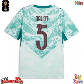 Portugal Diogo Dalot #5 Replica Away Stadium Shirt World Cup 2026 Short Sleeve